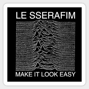 LE SSERAFIM Classic Waveform: Easy Sticker